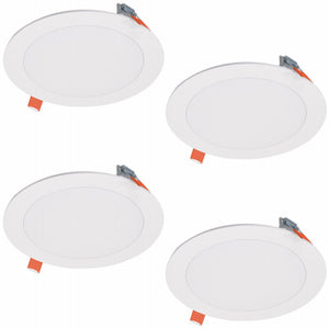 4PK 6" RND LED MNT Kit