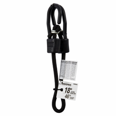 Keeper A06068ZUltra Bungee Cord, Teal Rubber, Assorted, 18"