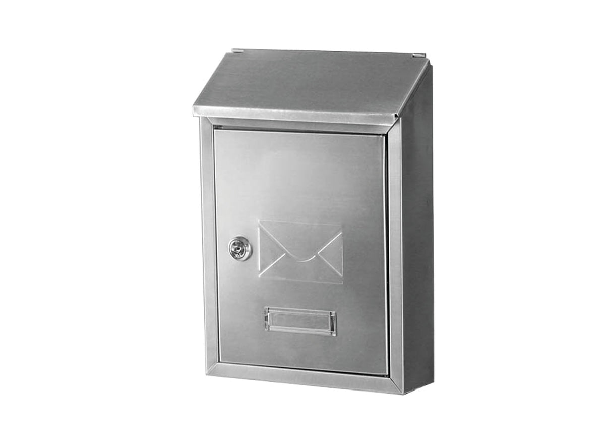 Gibraltar Mailboxes AWM00SS0 Ashley Wall Mount Mailbox, Grey