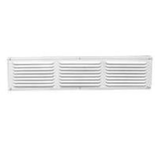 L L Building Products EAC16X4W Aluminum Undereve Vent, White, 16" x 4"
