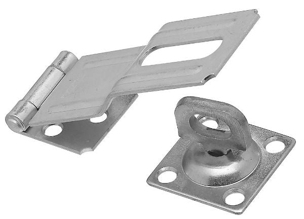 National Hardware® N102-921 Swivel Safety Hasp, 4-1/2", Zinc Plated
