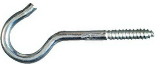 National Hardware® N120-659 Ceiling Hook #12, 1-11/16", Zinc 8-Pack
