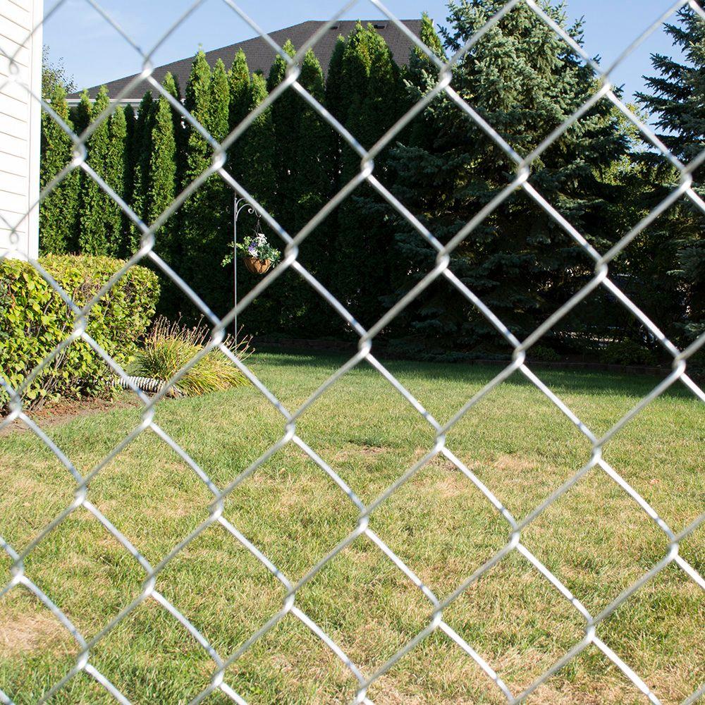 YardGard® 308754A Galvanized Chain Link Fabric, 12.5-Gauge, 2-3/8" Mesh, 48"x50'