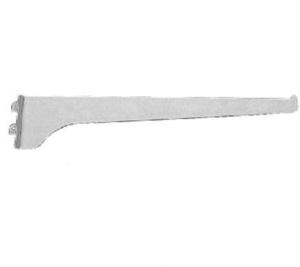 Knape & Vogt® 180ANO12 Regular-Duty Brackets, 12", Anochrome