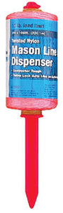Wellington 82884 Twisted Masonry Twine Stake with Dispenser, #18x1050', Orange