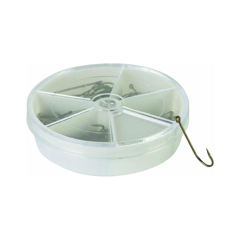 South Bend® 1003 Snelled Bait Hook Assortment, Brass, 120-Piece