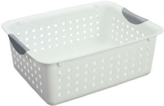 Sterilite 16248006 Medium Ultra Storage Basket, White