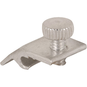 Slide-Co PL-7951 Self Locking Storm Door Panel Clips, Mill Finish, 8-Pack