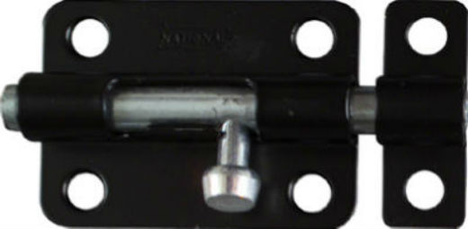 National Hardware® N151-522 Barrel Bolt, 3", Black