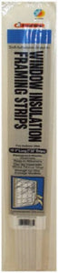 Frost King 4-726 Permanent Self-stick Framing Stick, 26" Long, White, 7-Count