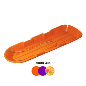 ESP™ 1140/123 Sno-Twin Heavy-Duty Two-Rider Poly Toboggan, 48", Assorted Colors