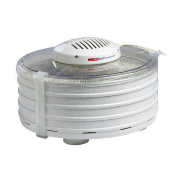 Nesco® FD-37 Food Dehydrator with Clear Cover & 4 Speckled Trays, 400W