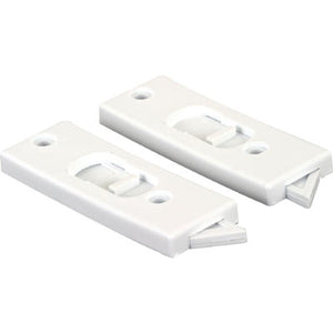 Slide-Co 172413 Sliding Loaded Sliding Window Tilt Latch, 2-5/16", White, Pair