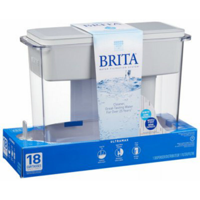 Brita 36178 Ultramax Filtered Water Dispenser, 18-Cup