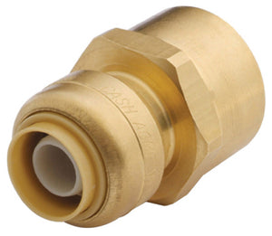 SharkBite® UR068A Lead Free Female Connector, 1/2" x 3/4" FNPT