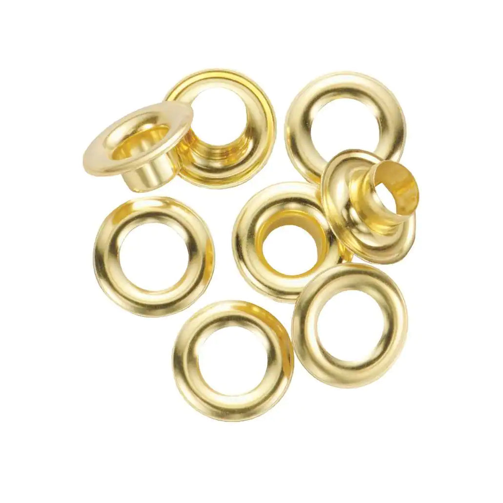 General Tools 1261-4 Grommet Refill w/ 24 Solid Brass Grommets, 1/2"
