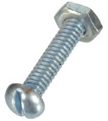 Hillman 7665 Round Head Screw, 8-32 x 1/2", 10 Pack