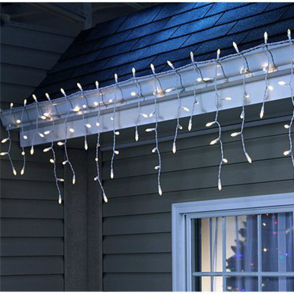 Holiday Wonderland® 47691-88 Christmas C3 LED Icicle 105-Light Set, Cool White