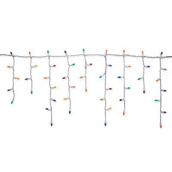 Holiday Wonderland® 47692-88 Christmas C3 LED Icicle 105-Light Set, Multi Color