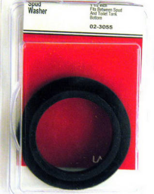 Lasco 02-3055 Rubber Flanged Toilet Spud Washer, 1-1/2"