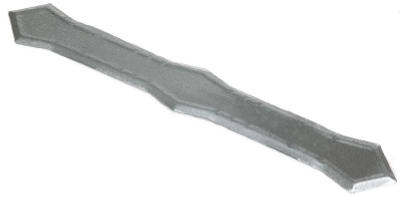 Amerimax 33229 Galvanized Steel Downspout Band, White