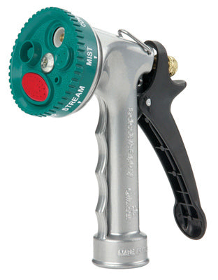 Gilmour 805842-1001 Select-A-Spray Metal Body Nozzle with 5 Position Dial & 7 Patterns