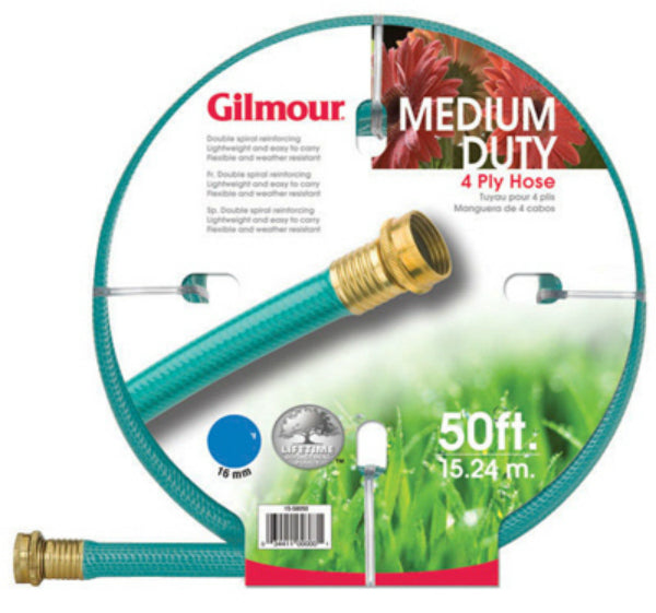 Gilmour® 15058050 Flexogen® Medium Duty 4-Ply Reinforced Vinyl Hose, 5/8"x50'