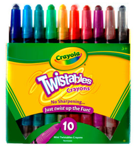 Crayola 52-9715 Twistable Crayons, 10 Count