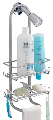 InterDesign 60166 Classico Shower Caddy, Silver