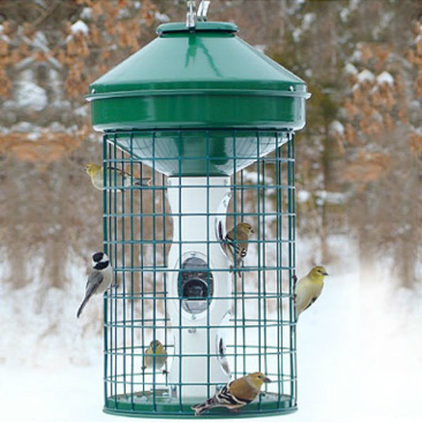 Woodlink® NAAV1MNP Heavy Duty Caged Mixed Seed Bird Feeder, 18 Lbs Capacity