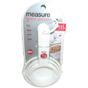 Good Cook 19860 Heavy Gauge Molded Plastic Measuring Cup Set, 4-Piece