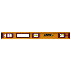 Johnson Level 1234-2400 Heavy-Duty Magnetic Aluminum I-Beam Level, 24"
