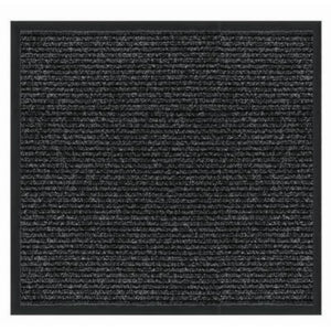 Multy Home MT2000069 Platinum Precut Carpeted Floor Runner, Charcoal, 2' x 5'