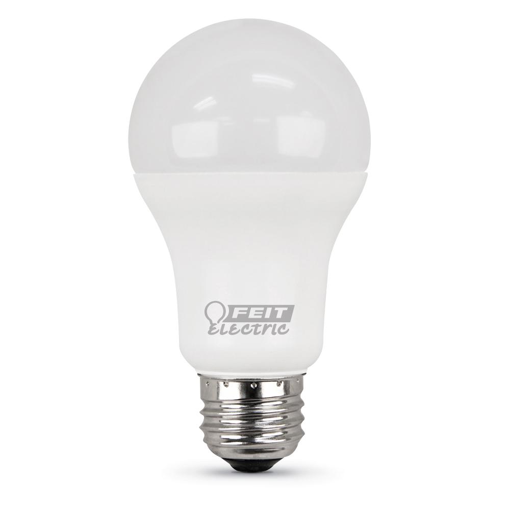 Feit® A1600/850/10KLED/2 Non-Dimmable A19 LED Bulb, Daylight, 14.5W, 2-Pack