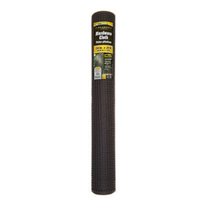 YardGard® 889231A Plastic Hardware Cloth Roll, Black, 1/2" Mesh, 24" x 25'