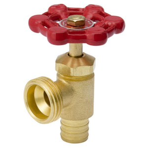 B & K™ 102-014 Boiler Drain Valve with Cast Iron Handle, Brass, 3/4" Pex