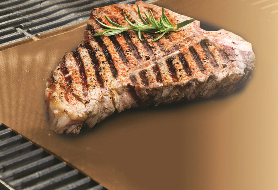 Yoshi™ YOSHIGC Non-Stick Copper Grill & Bake Mat, As Seen On TV, 2-Pack