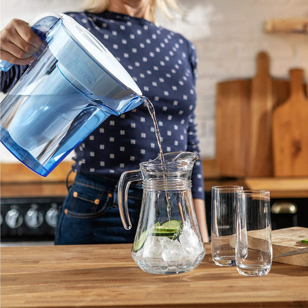 ZeroWater ZP-007RP Ready-Pour Water Pitcher & Filtration System, 7-Cup