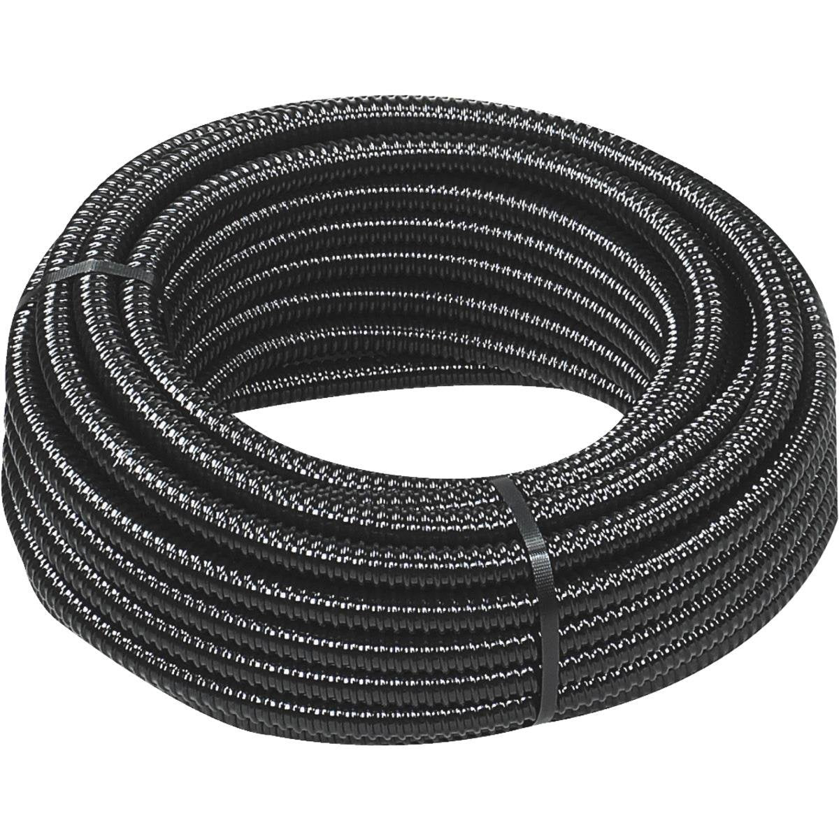 PondMaster 12406 Reinforced Pond Tubing, Black, 3/4" x 20'