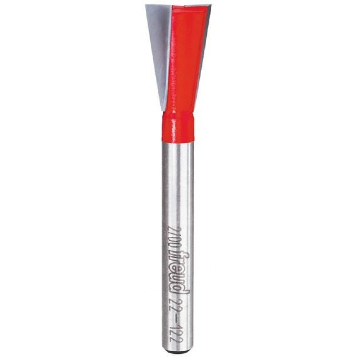 Freud 22-102 Carbide 8-Degree 2-Cutter Dovetail Router Bit, 1/4 Inch Shank, 1/2 Inch