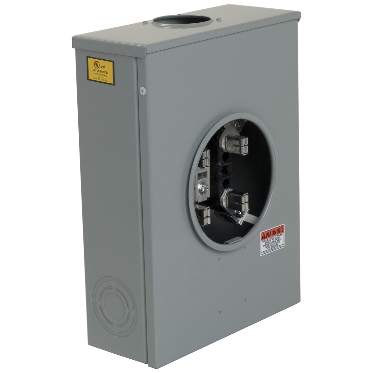 Square D URTRS213B Meter Socket, Overhead/Underground Feed Cable Entry, 200 Amp