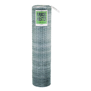 Rangemaster 1"X18"X50' Galvanized Poultry Netting, 18" x 50'