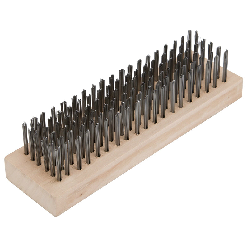 Prosource WB00619S Block Wire Brush, 6 x 19 Rows