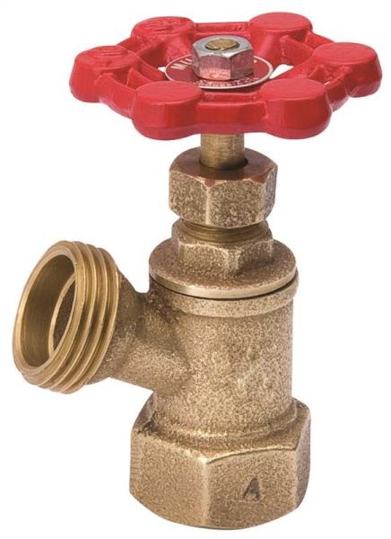 Mueller 102-803HC Heavy Duty Boiler Drain, 1/2", FIP, 125 PSI, Cast Iron Handle
