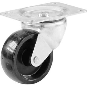 Richelieu F25188 Polypropylene Wheel Swivel Caster without Brake, 176 Lb, 2-1/2"