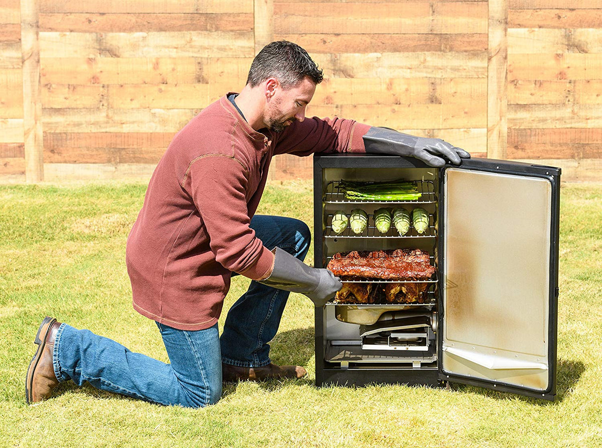 Masterbuilt MB20071117 Digital Electric BBQ Smoker, Black, 30"