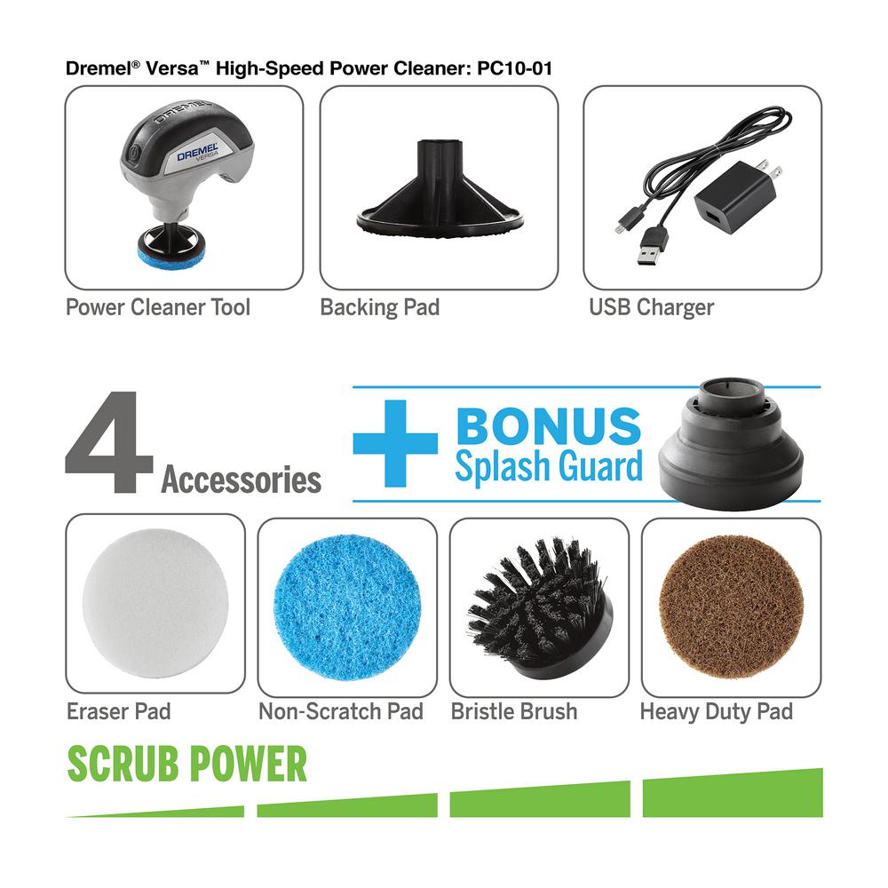 Dremel PC10-01 Versa 4-Volt Cordless Lithium-Ion Power Cleaner Tool