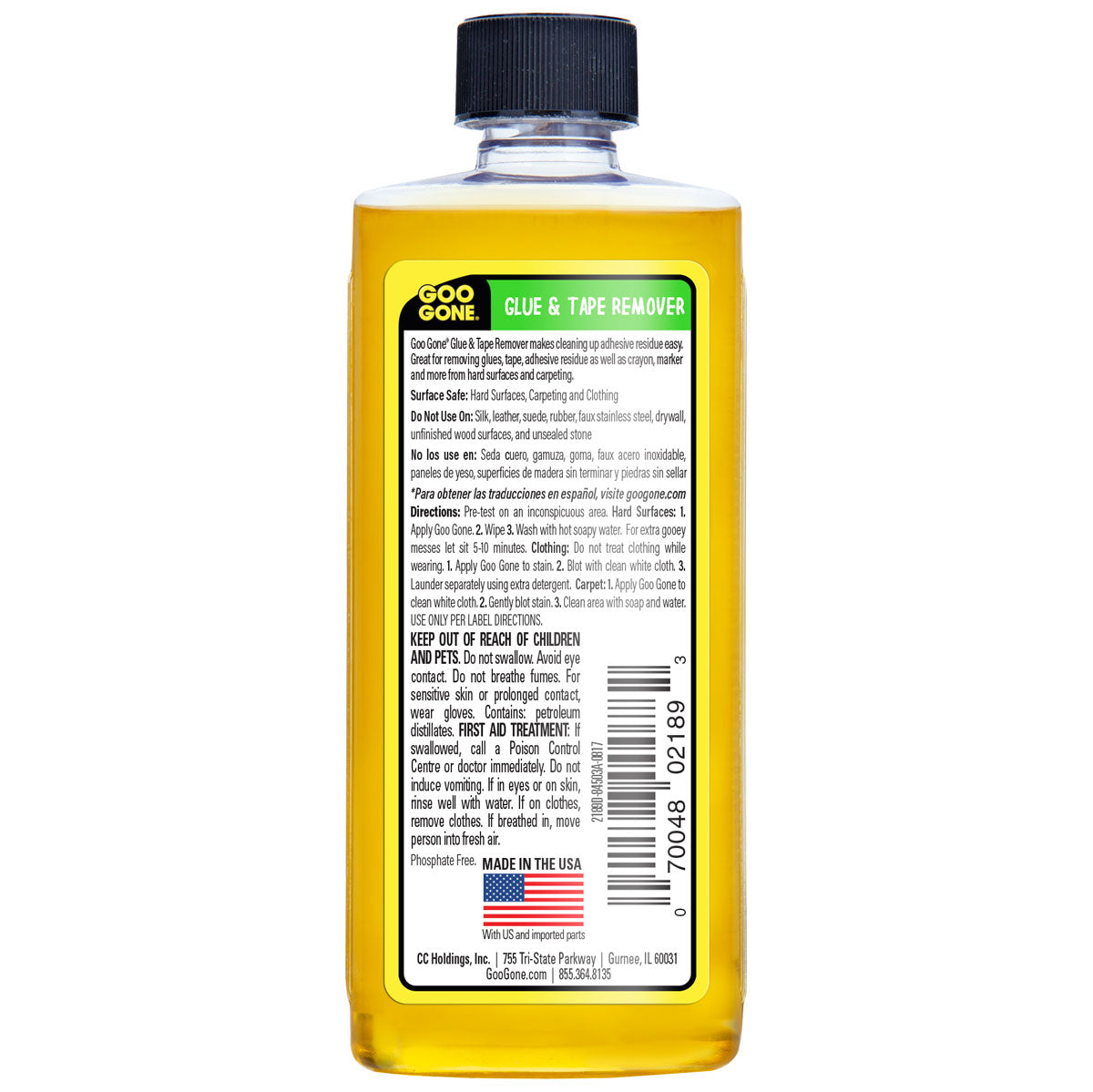 Goo Goo 2189D Glue & Tape Adhesive Remover, 4 Oz