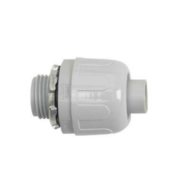 Halex 97623 Quick Set NM Liquid Tight Connector, Nylon, 1"