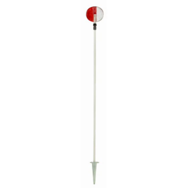NuVue 2665 Telescopic 360-Degree Reflective Marker, Red & White, 46" - 72"